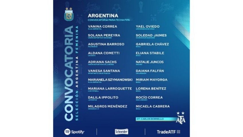 Agustina Barroso, nuevamente convocada a la selección